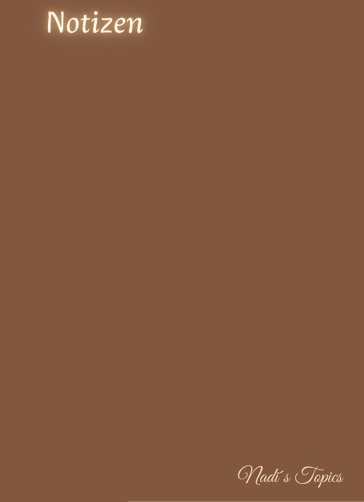 Budget Planer 2026 - Creme, Braun