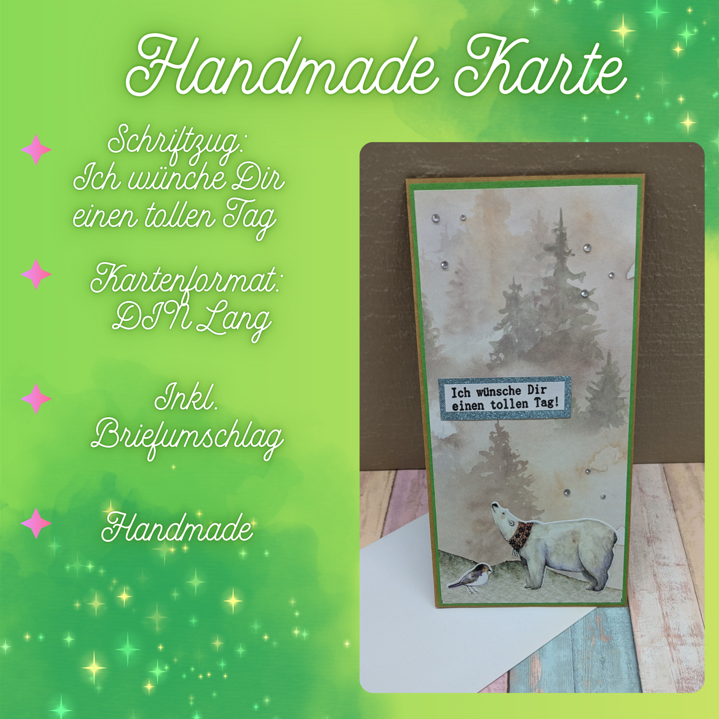 Ich wünsche dir einen tollen Tag!