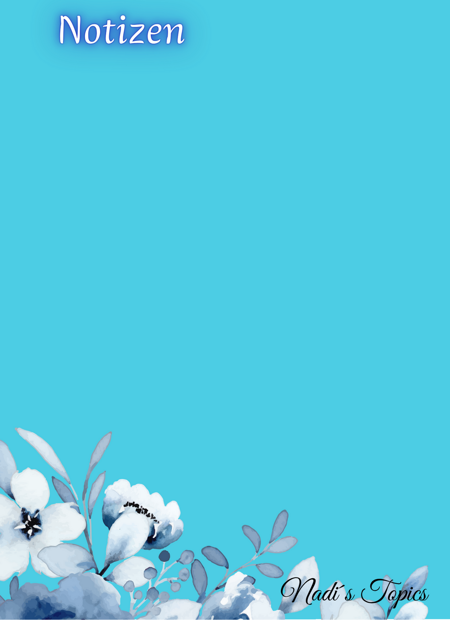 Budget Planer 2026, Blau - Digital