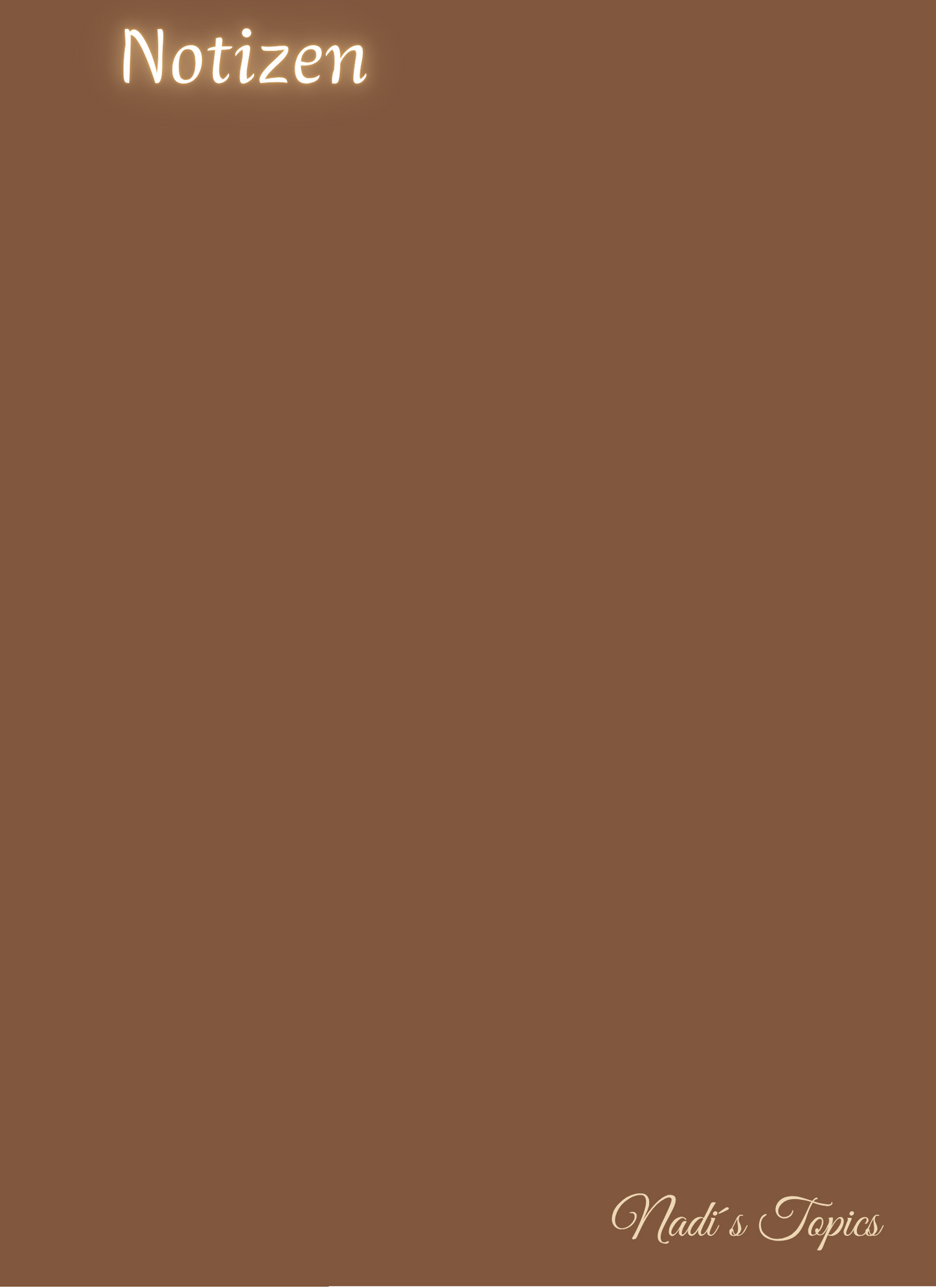 Budget Planer 2026 - Creme, Braun