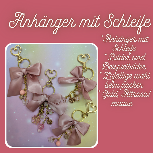 Anhänger -Altrosa, Gold