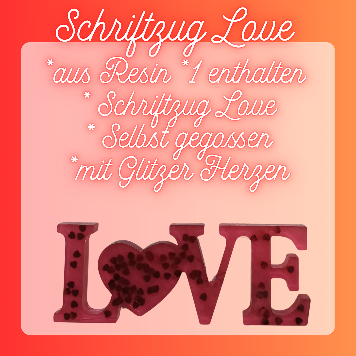 Schriftzug LOVE