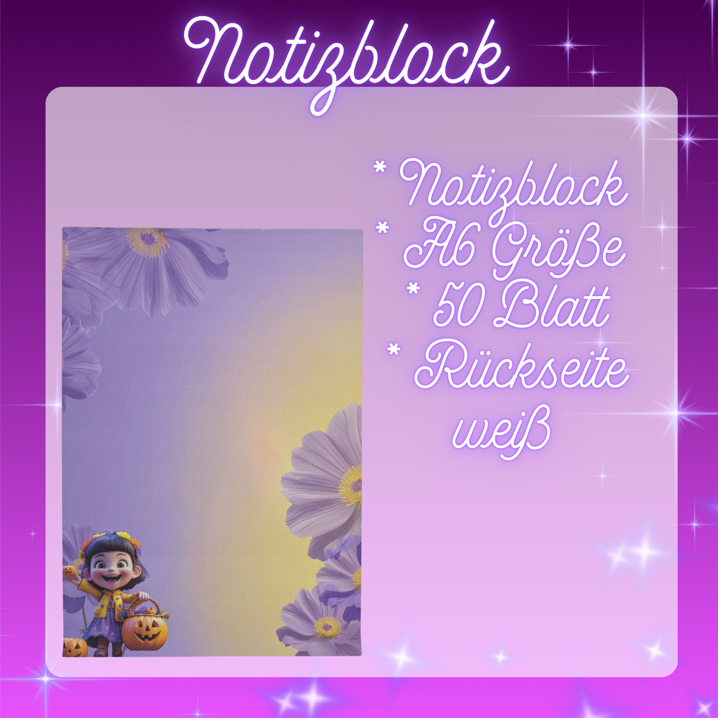 Notizblock- Halloween Style
