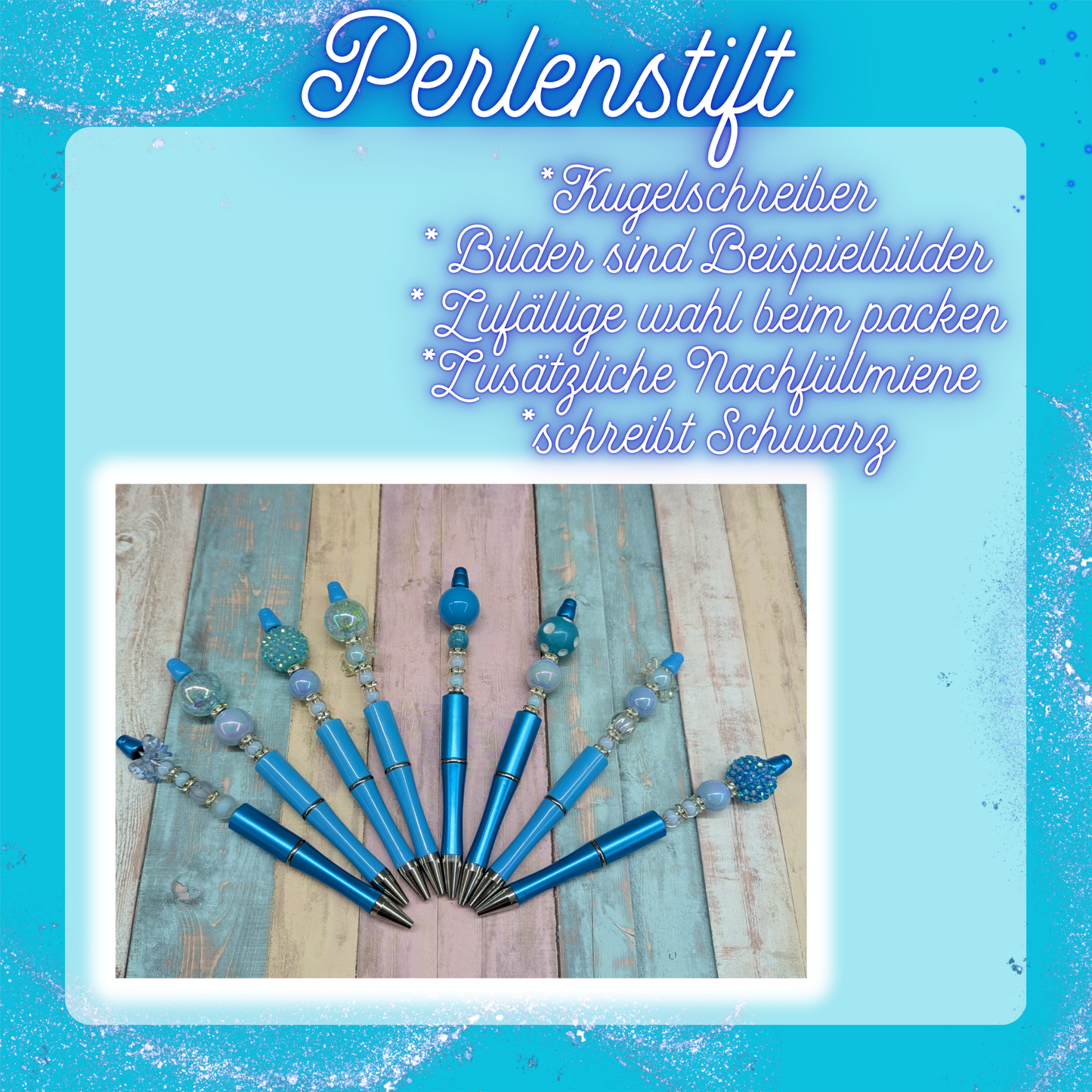 Perlenkugelschreiber verschiedene Farben