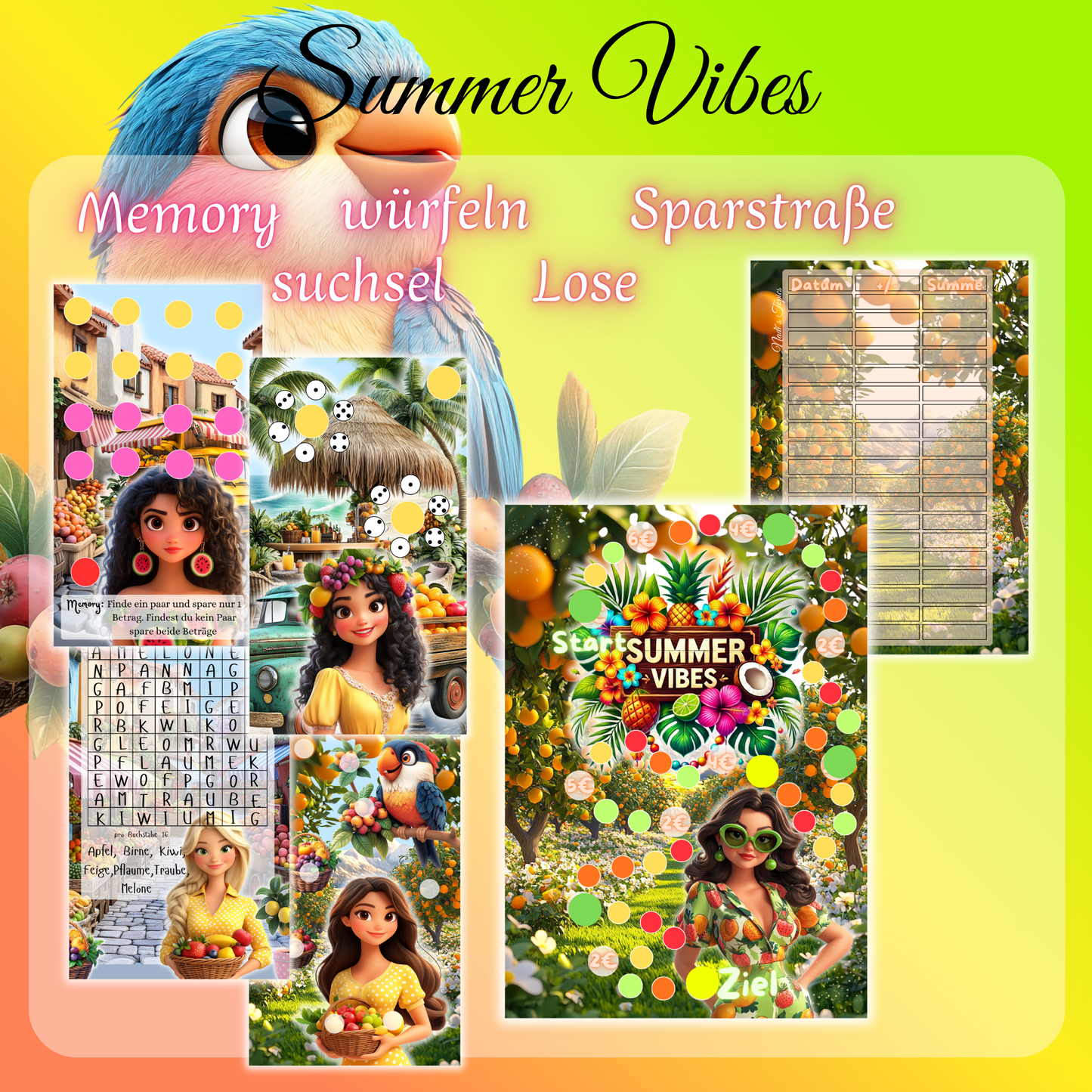 Summer Vibes - Sparspiel / Sparstraße