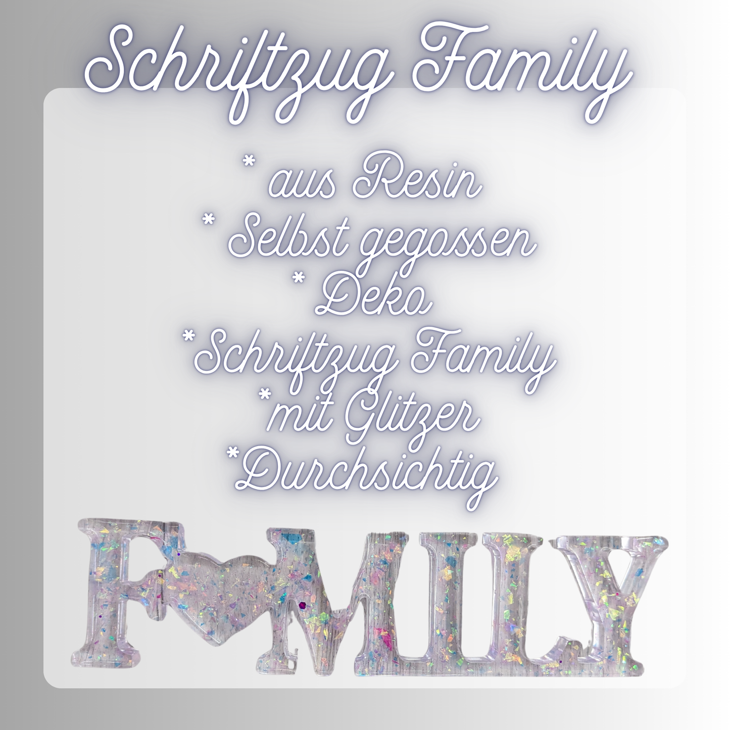 Schriftzug- Family