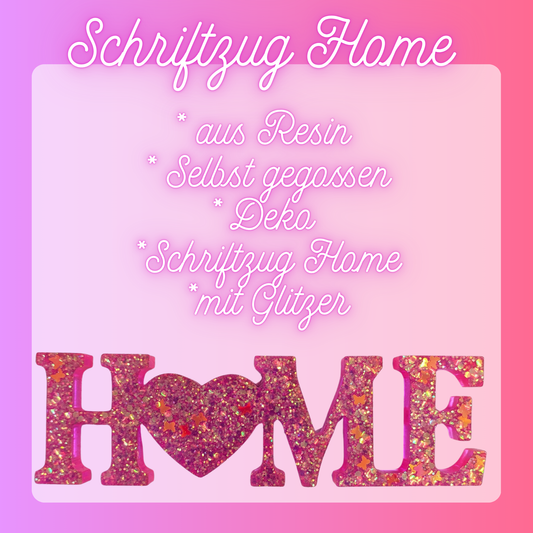 Schriftzug- Home