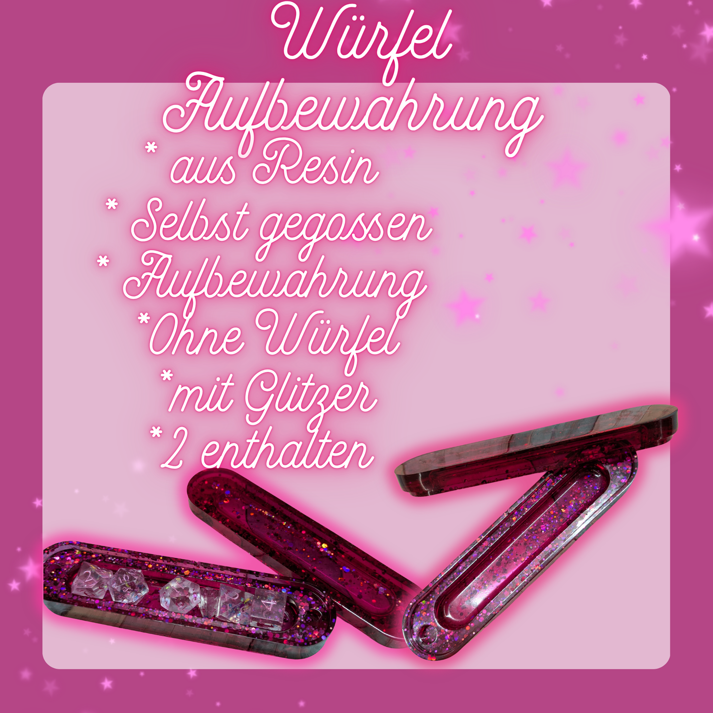 Würfelaufbewahrung, Magenta