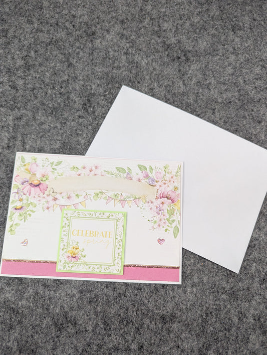 2 Grußkarten zum Frühling set