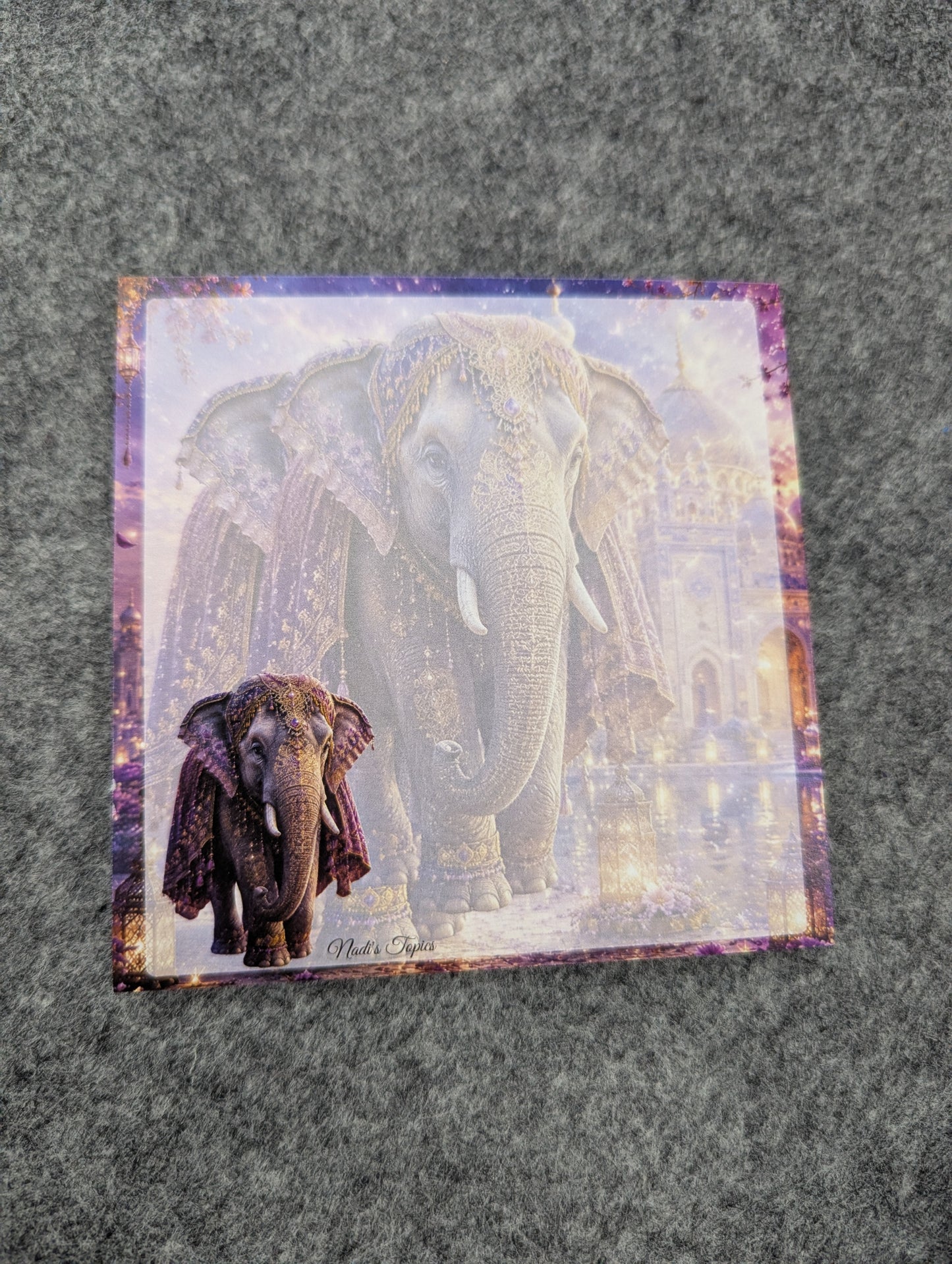 Notizblock- Elefant