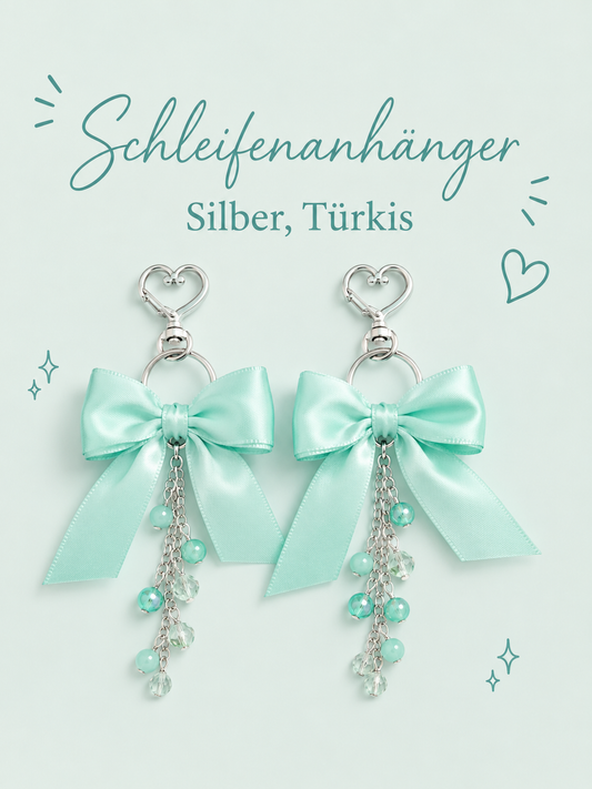 Anhänger- Silber, Türkis