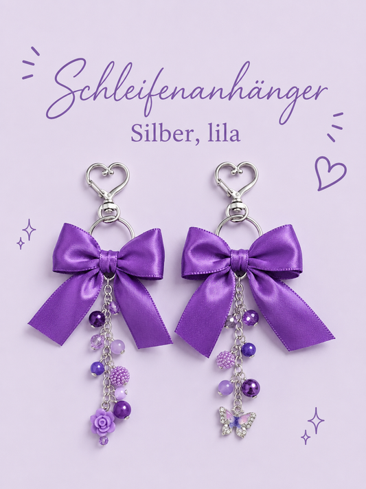 Anhänger- Silber,Lila