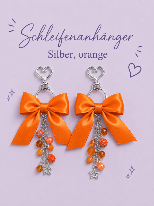 Anhänger - Orange, Silber